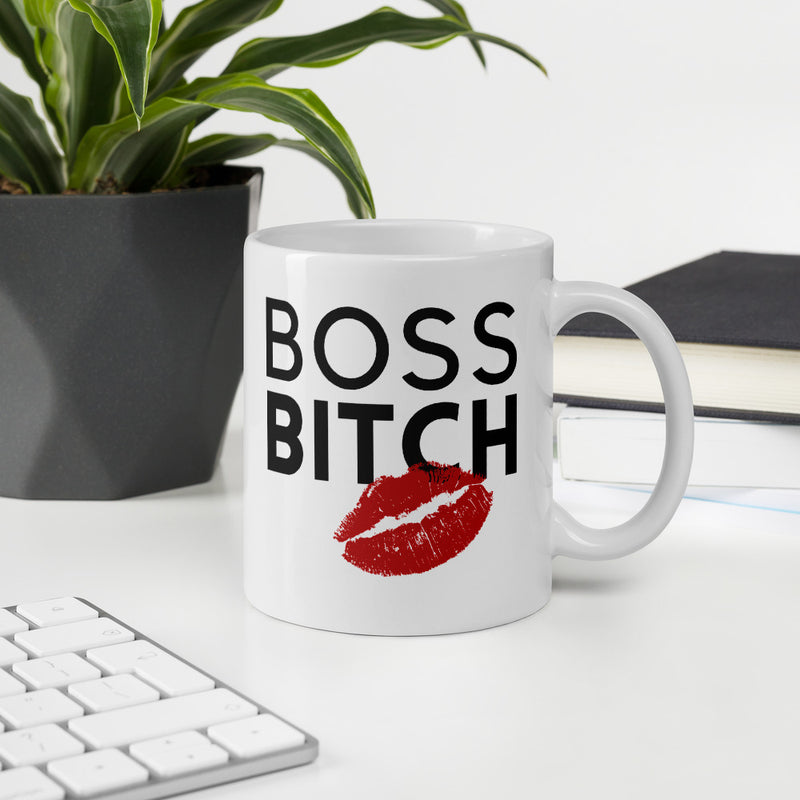 Boss Bitch & Lipstick Coffee Mug