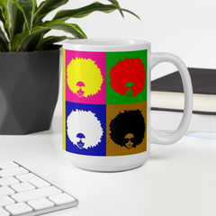 Afro Warhol Coffee Mug