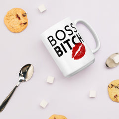 Boss Bitch & Lipstick Coffee Mug