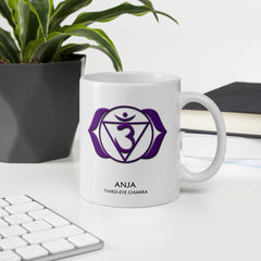 Third-Eye Anja Chakra Yoga Coffee Mug