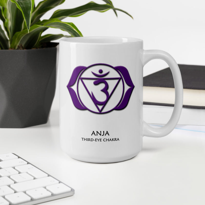 Third-Eye Anja Chakra Yoga Coffee Mug