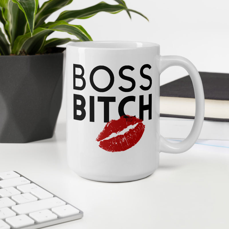 Boss Bitch & Lipstick Coffee Mug