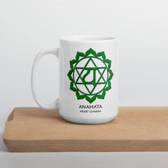 Heart Chakra Anahata Yoga Coffee Mug