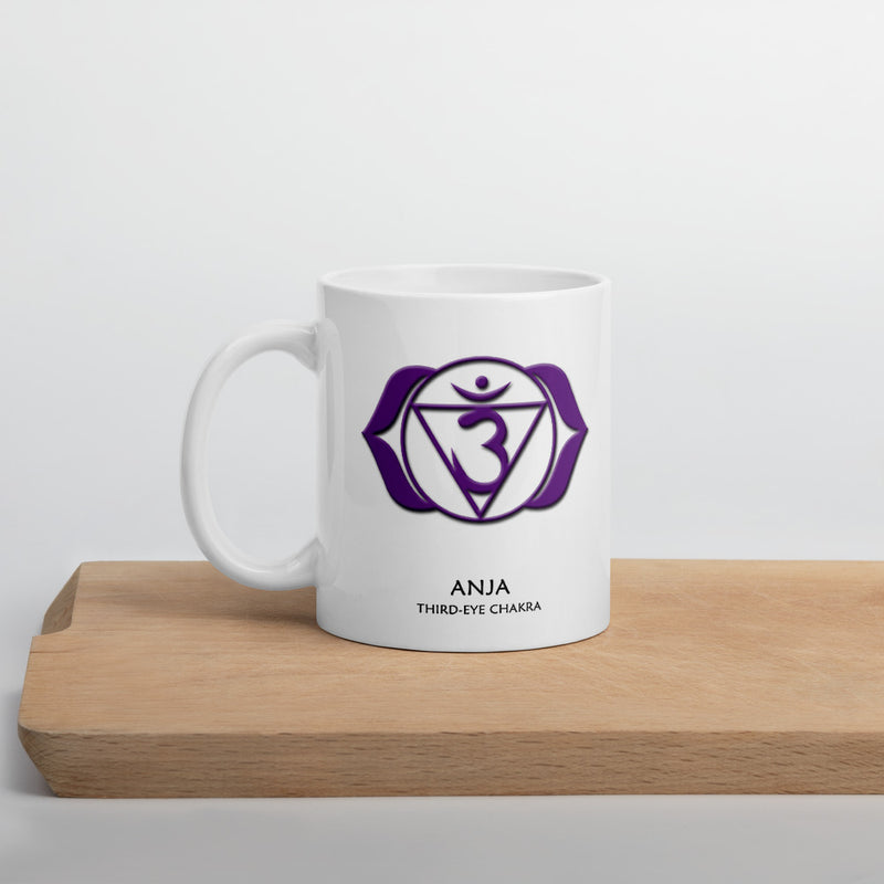 Third-Eye Anja Chakra Yoga Coffee Mug