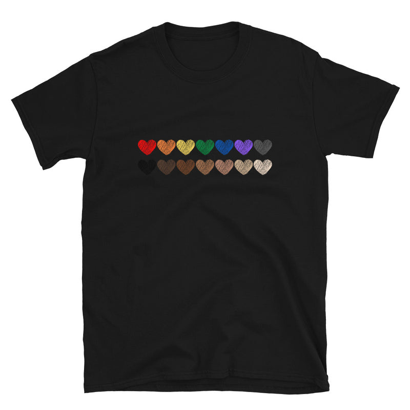 Unisex One World. One Love. Black T-Shirt