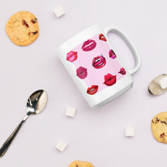 Lipstick & Kisses Coffee Mug