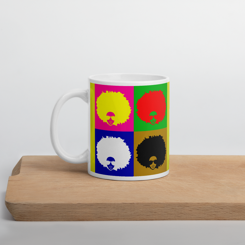 Afro Warhol Coffee Mug