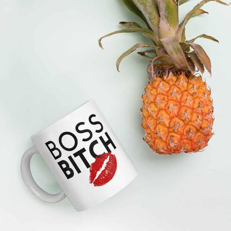 Boss Bitch & Lipstick Coffee Mug