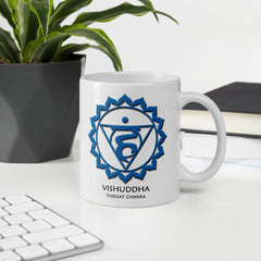 Throat Chakra Vishuddha Yoga Coffee Mug