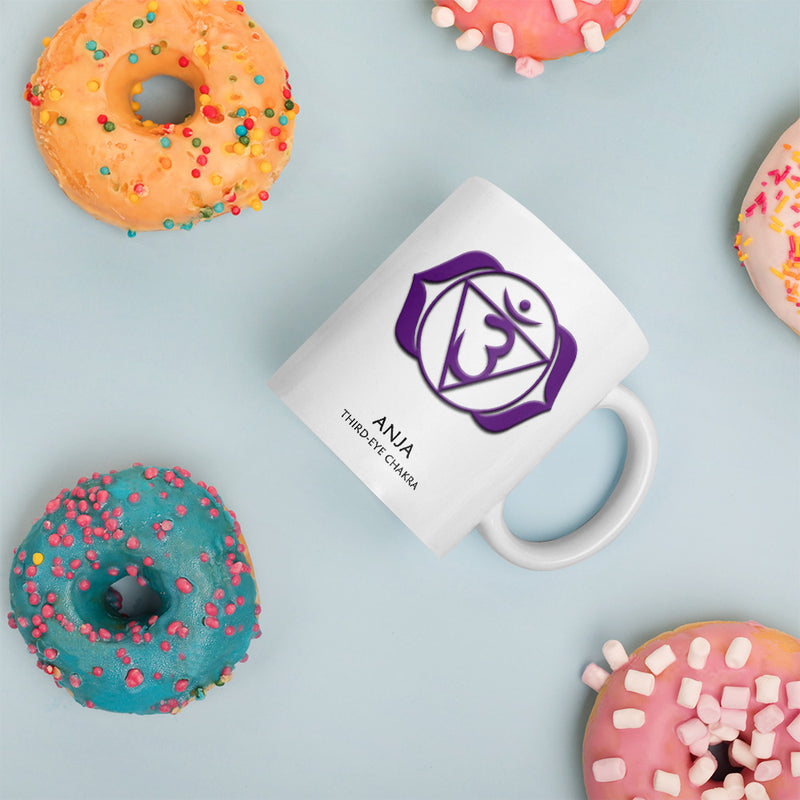 Third-Eye Anja Chakra Yoga Coffee Mug