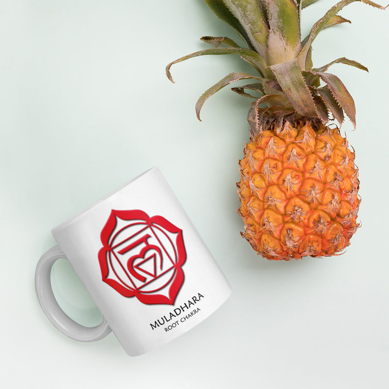 Root Chakra Muladhara Yoga Coffee Mug