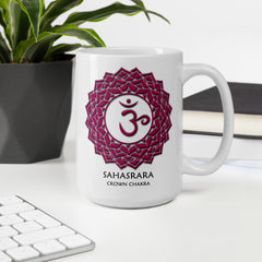 Crown Chakra Sahasrara Yoga Coffee Mug