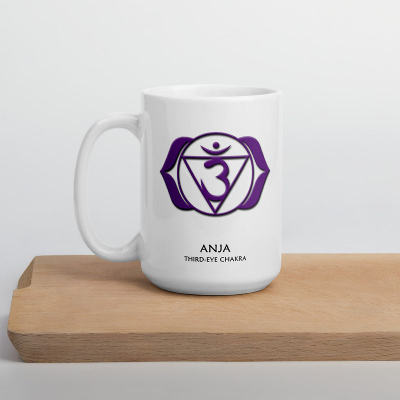 Third-Eye Anja Chakra Yoga Coffee Mug