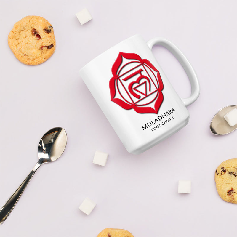 Root Chakra Muladhara Yoga Coffee Mug