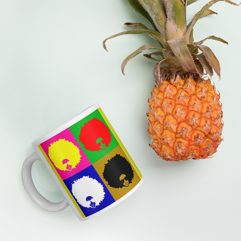 Afro Warhol Coffee Mug