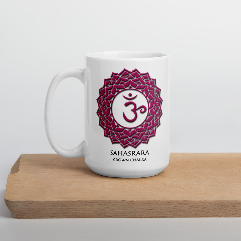 Crown Chakra Sahasrara Yoga Coffee Mug