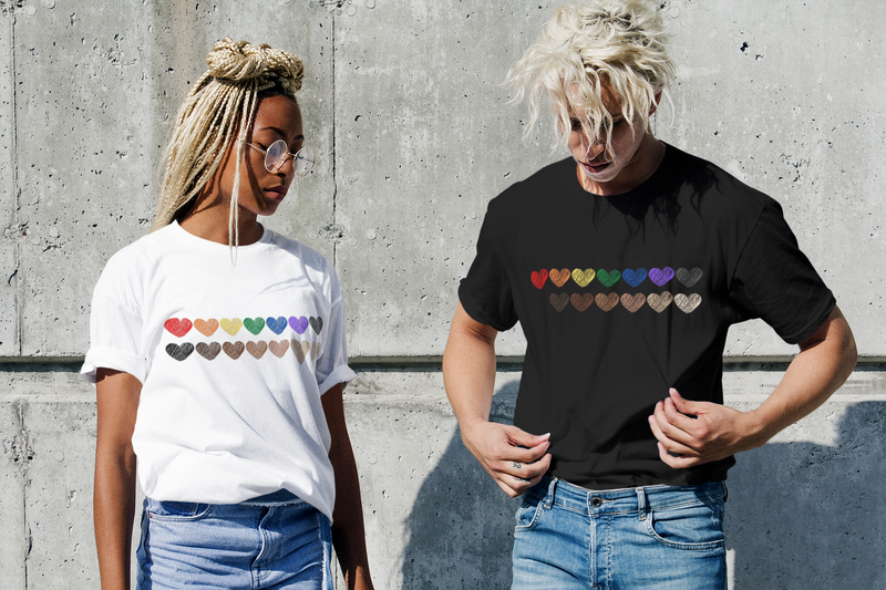 Unisex One World. One Love. Black T-Shirt